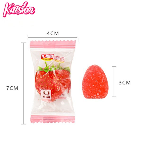 Different fruit shapes soft candy