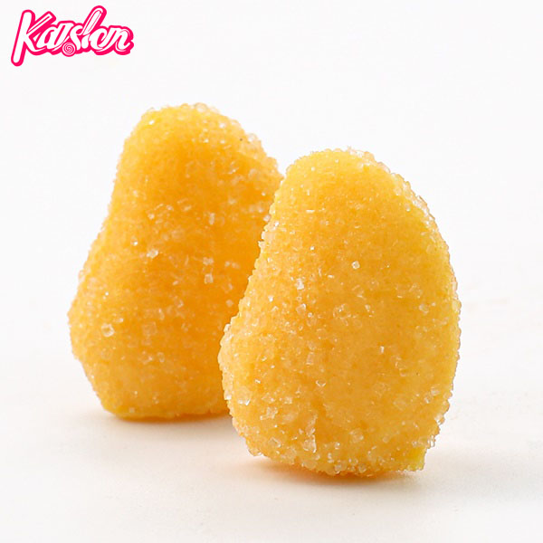 Sugar coating small size chewy mango soft candy