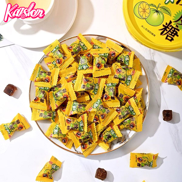 China special sour and sweet chewy tangerine peel soft candy