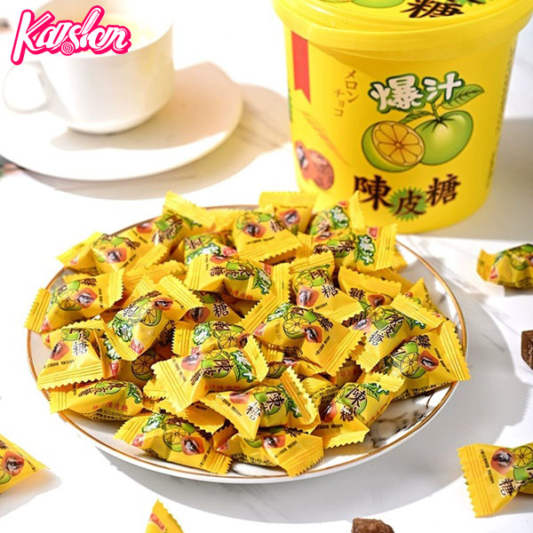 China special sour and sweet chewy tangerine peel soft candy
