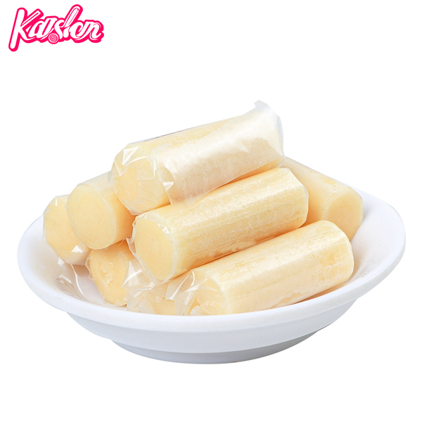 Edible rice paper milk candy