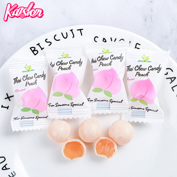 Fruit flavor thai chew candy chewy milk candy