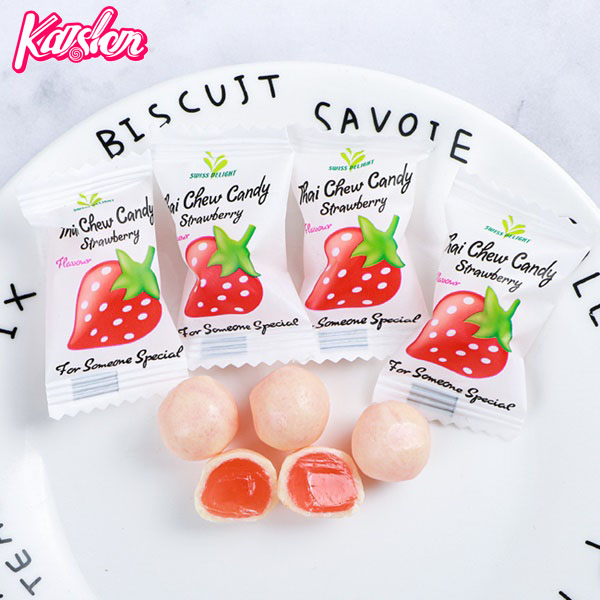 Fruit flavor thai chew candy chewy milk candy