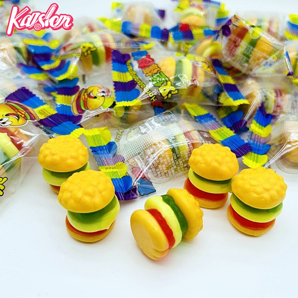 Hamburger gummy candy