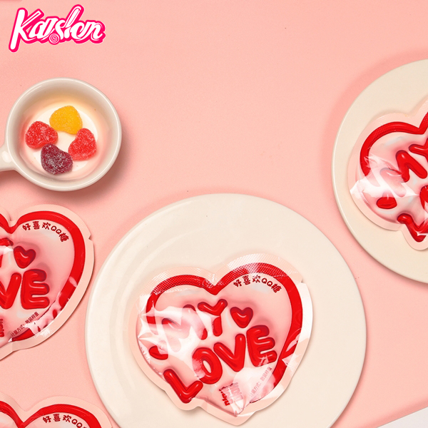 Heart shape gummy candy