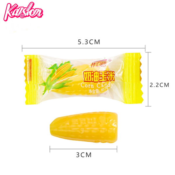 Corn flavor hard candy