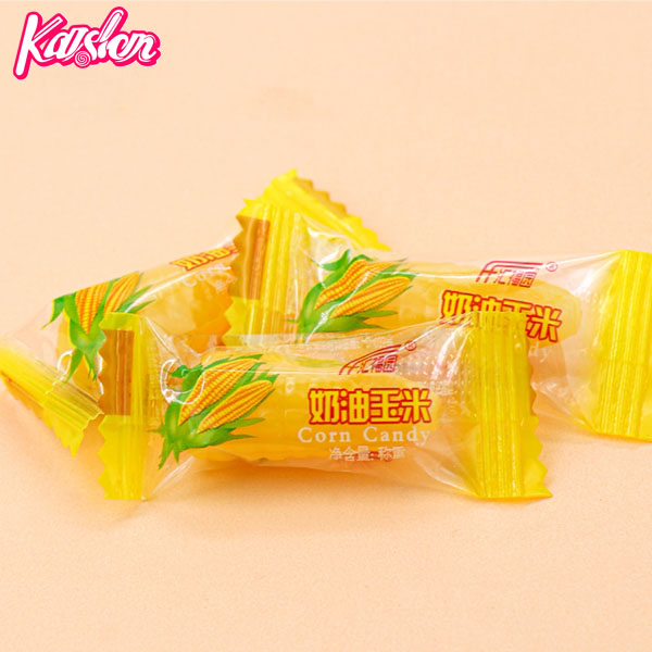 Corn flavor hard candy